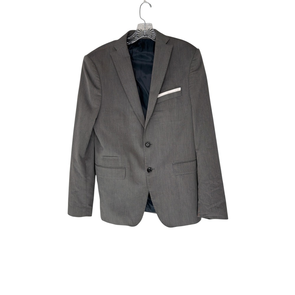 Zara Man Blazer Gray Sports Coat Single Breasted‎ Office Work Business Size 40